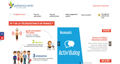 Desktop Screenshot of presenceverte.fr