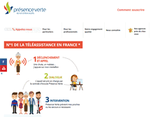 Tablet Screenshot of presenceverte.fr
